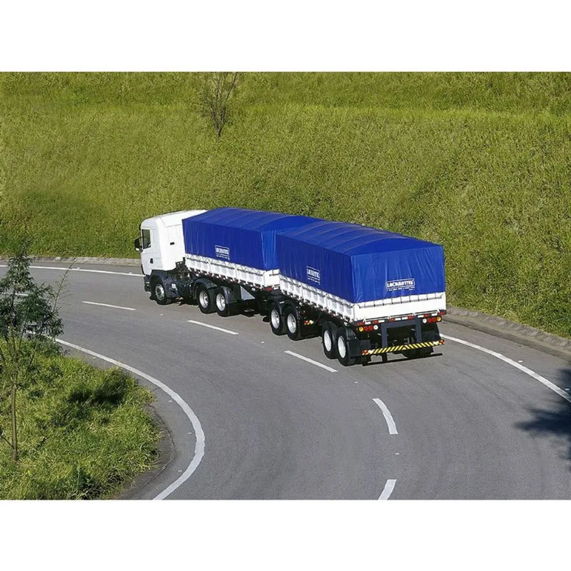 Lona Cobertura Lonil Locomotiva azul/preto 9 x 5