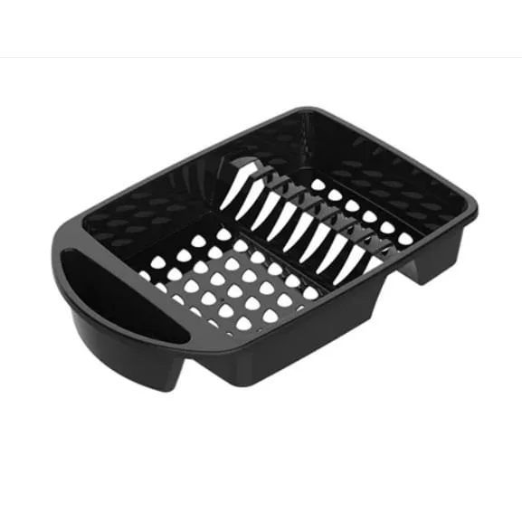 Escorredor de Louças Para Pratos Copos Talheres Cozinha Porta Talheres Preto - Não Disponível - Utilidades Domesticas
