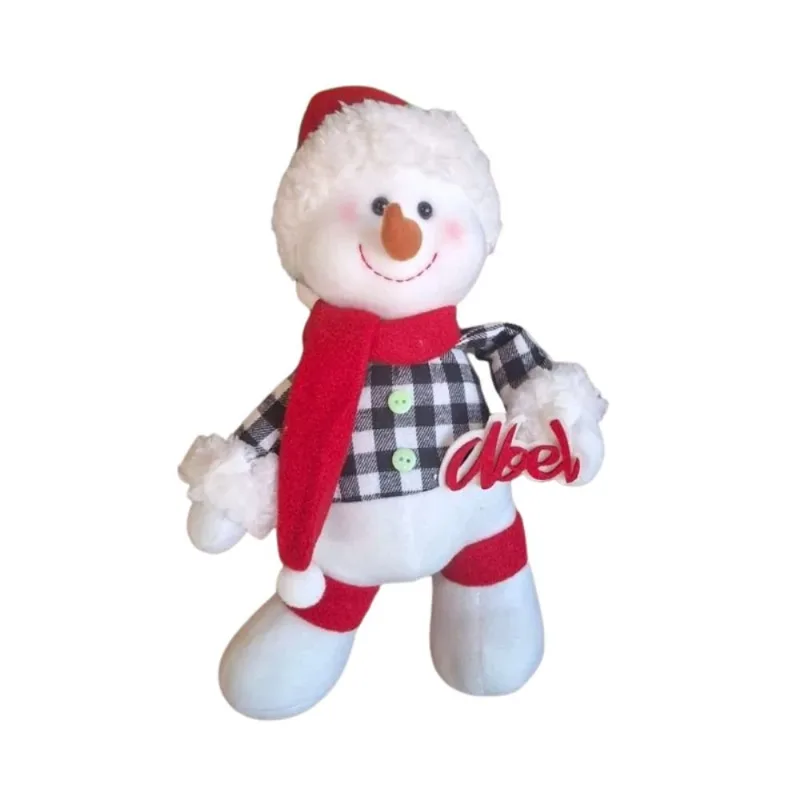 Boneco De Neve Cromus Noel Com Cachecol 30cm (MP)