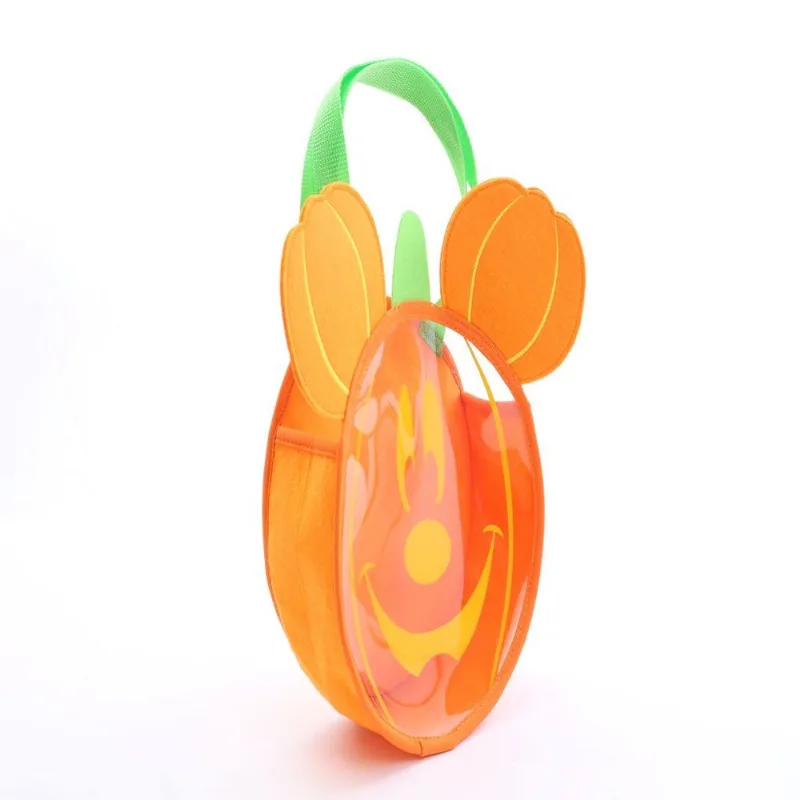 Sacola - Disney - Mickey - Abóbora - 30cm - Cromus