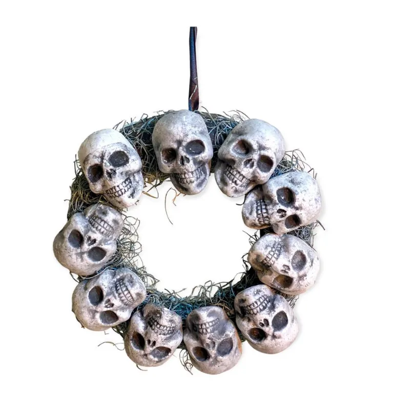 Guirlanda caveiras halloween
