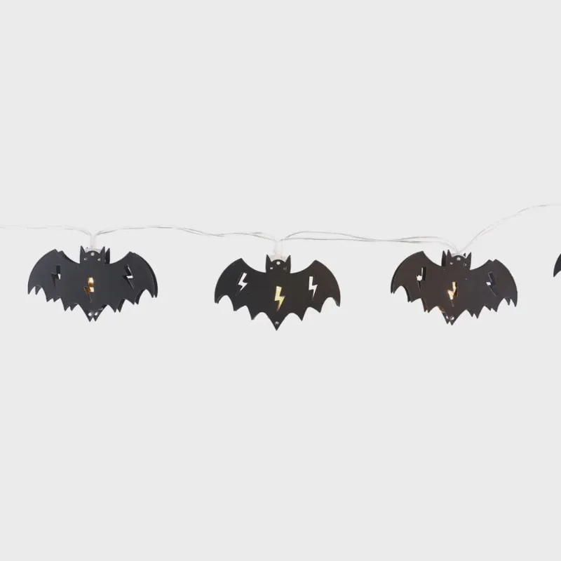 Varalzinho de LED morcegos halloween