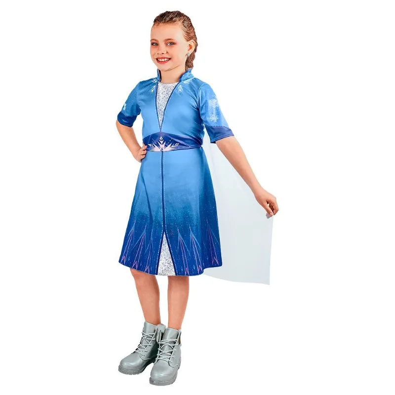 Fantasia Infantil - Pop - Disney - Frozen 2 - Elsa - Regina Festas - P