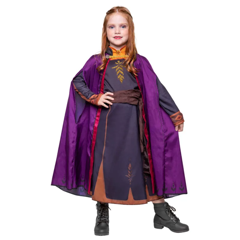 Fantasia Infantil - Disney - Frozen II - Anna - Luxo - Regina Festas - Regina Festas - Fantasias