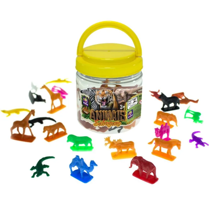 MINIATURA COLECIONAVEL ANIMAIS SELVAGENS C/50UNID.