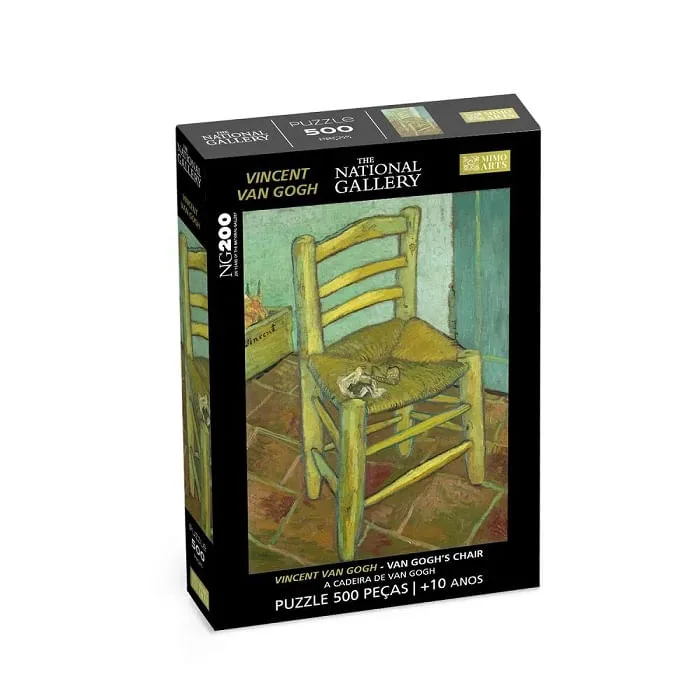 Quebra-Cabeça 500 Peças Van Gogh A Cadeira National Gallery - LC - Brinquedos