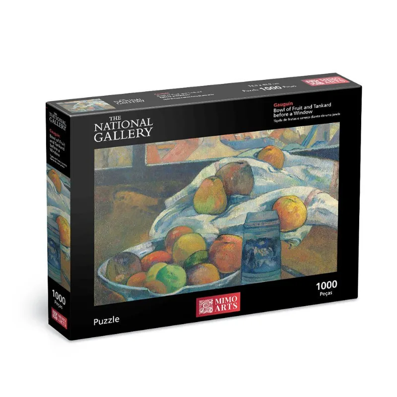 Puzzle 1000 Peças Gauguim Tigela de Frutas e Caneca - Mimo