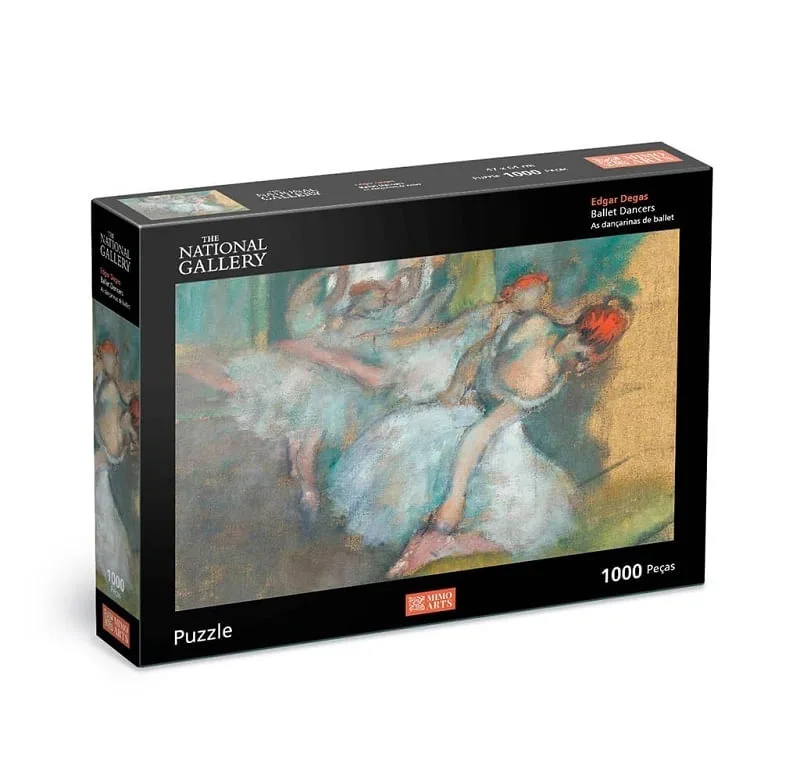 Quebra-Cabeça 1000 Peças As Bailarinas Degas National Gallery - LC - Brinquedos