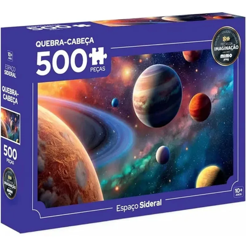 Quebra-Cabeça 500 Peças Espaço Sideral Mimo Toys 2631
