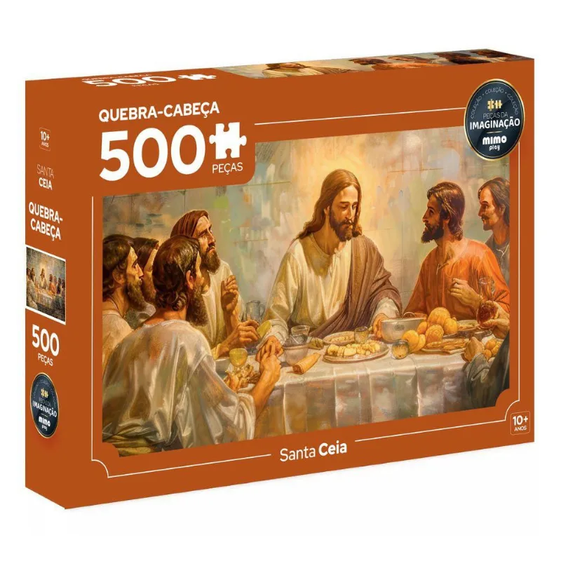 Quebra-Cabeça Santa Ceia 500 Peças - Mimo