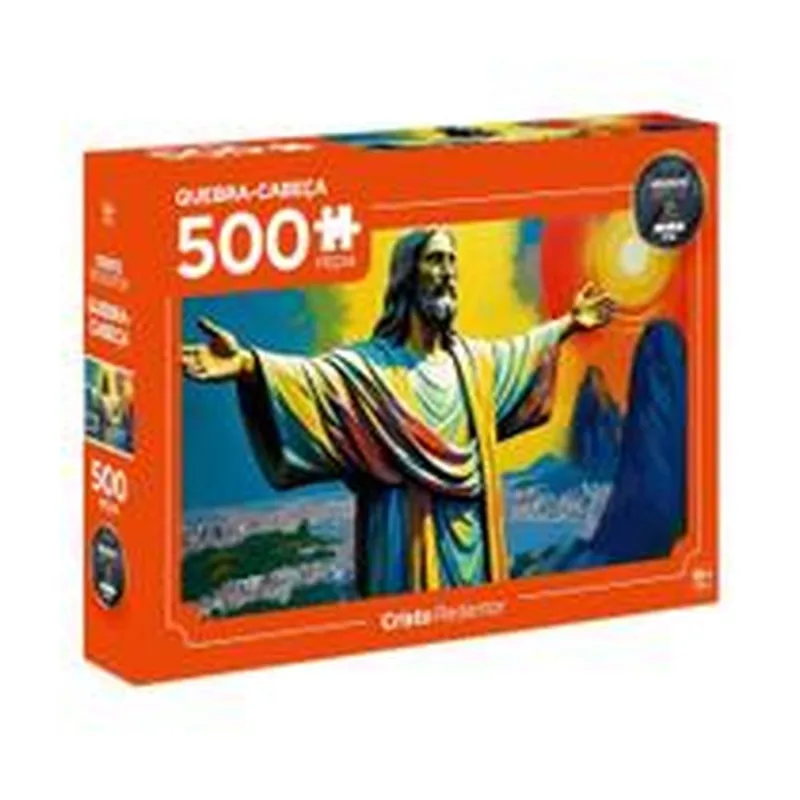Quebra-Cabeça Cristo Redentor 500 Peças Mimo Toys 2650