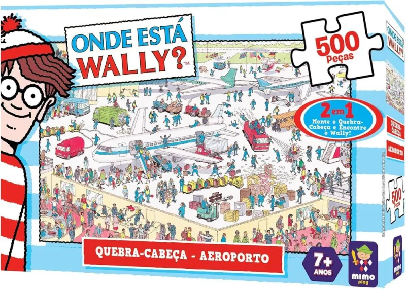 Quebra Cabeça 500 Peças Onde Está Wally? - LC - Brinquedos
