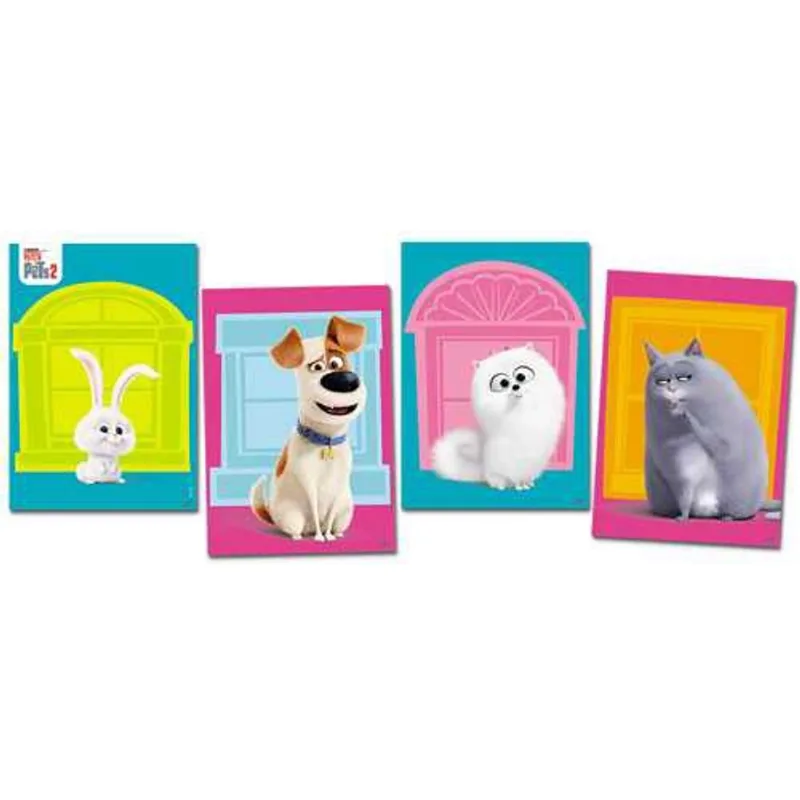 Painel 4 Lâminas Pets 2 Festcolor 1und