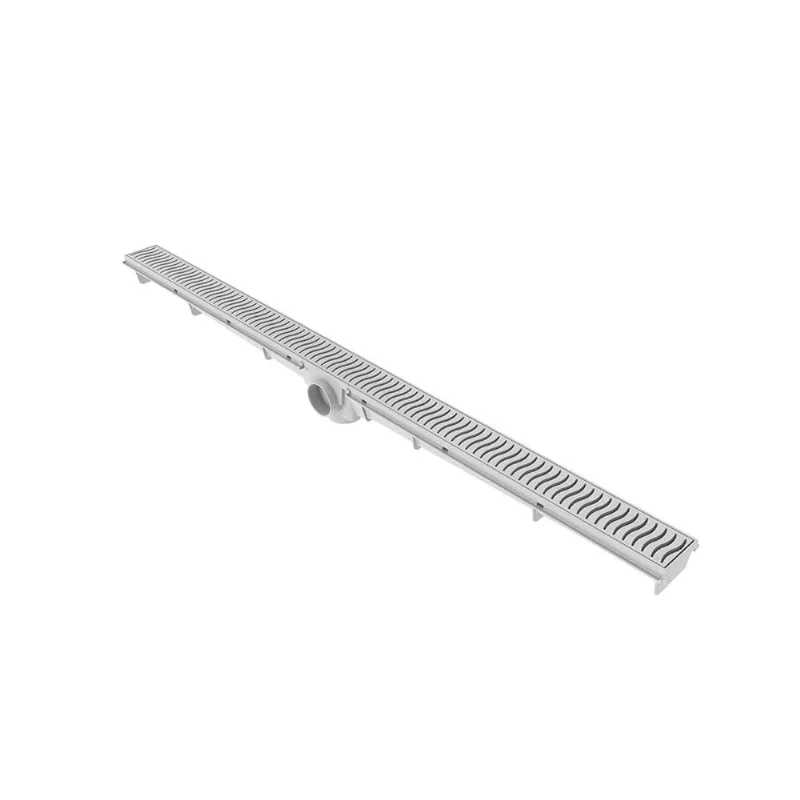 Ralo linear 90cm grelha branca PVC Tigre