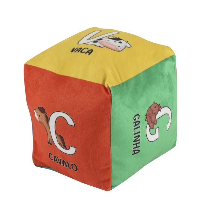 Almofada Infantil Divertida Cubo Havan Casa - Cubo Animais
