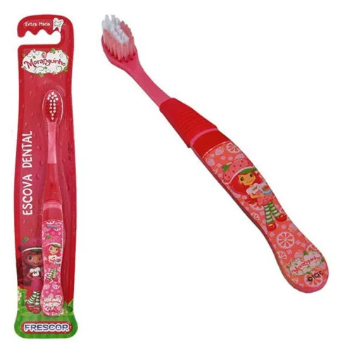 Escova Dental Frescor Sk 605 Moranguinho S/capa - MORANGUINHO - Higiene E Beleza