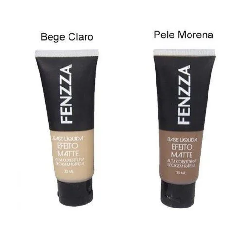 Base Liquida Efeito Matte Alta Cobertura - MATTE - Higiene E Beleza