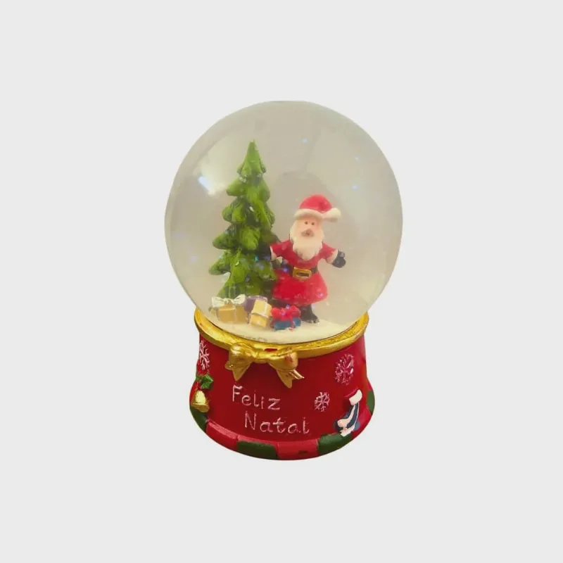 Globo de Vidro Noel 11cm 1026016 - Cromus