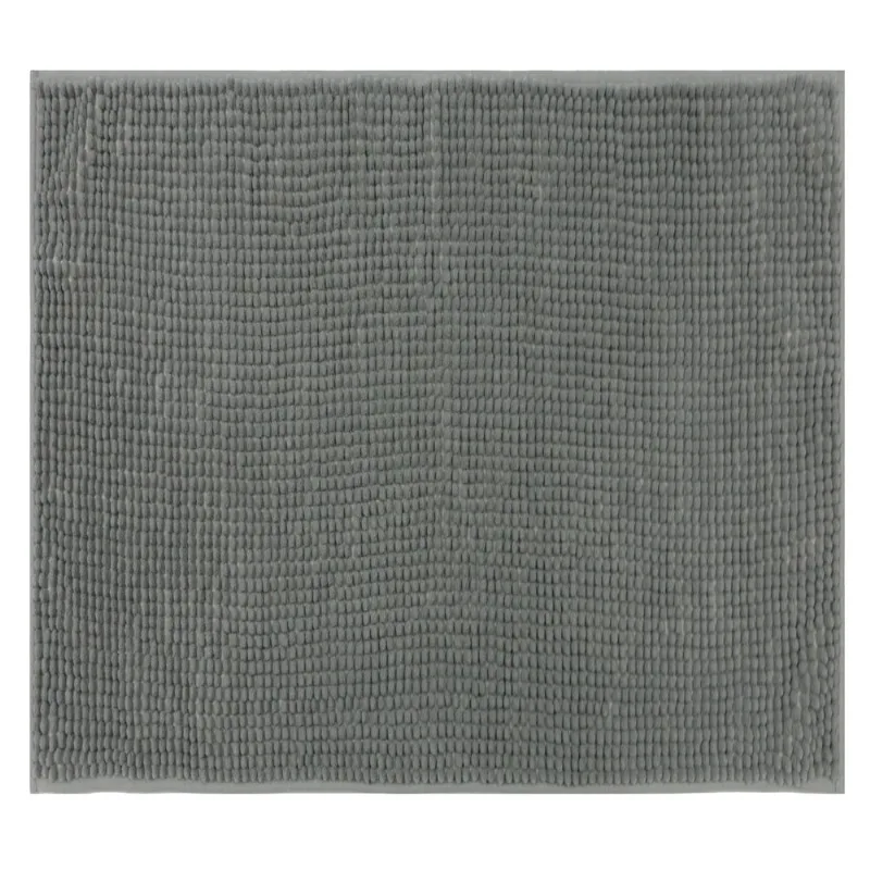 Passadeira Chenille 110X40Cm Cinza Escuro Uzoo