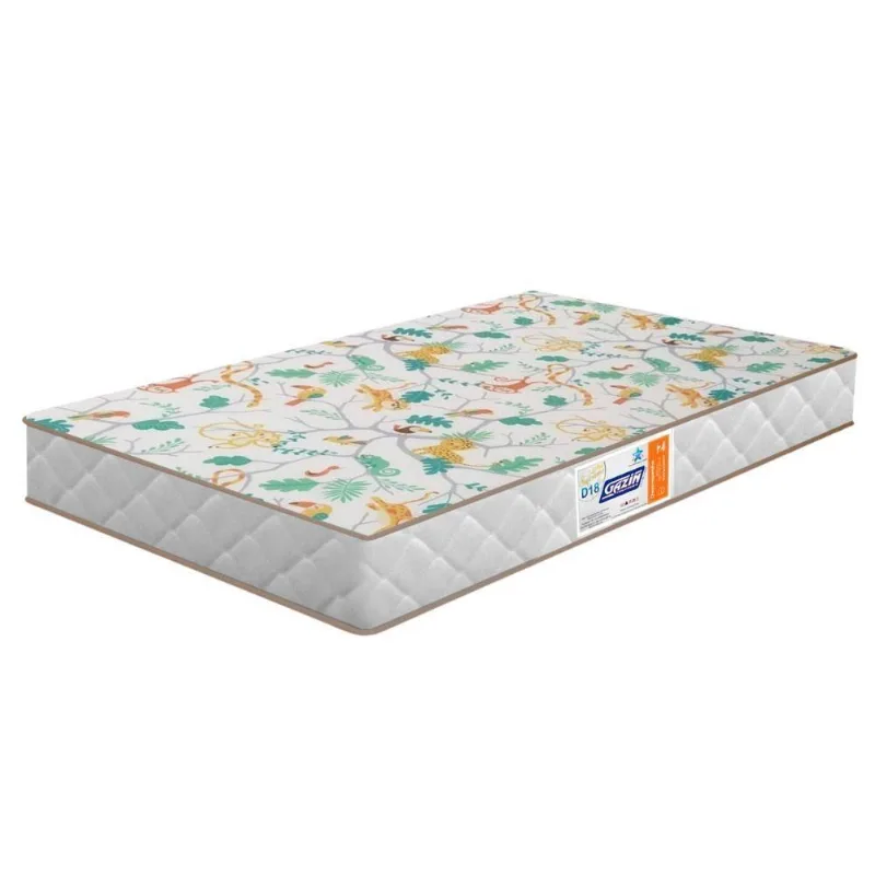 Colchao Infantil Para Berço 130x70 Cm Espuma D18 Branco Gazin Branco