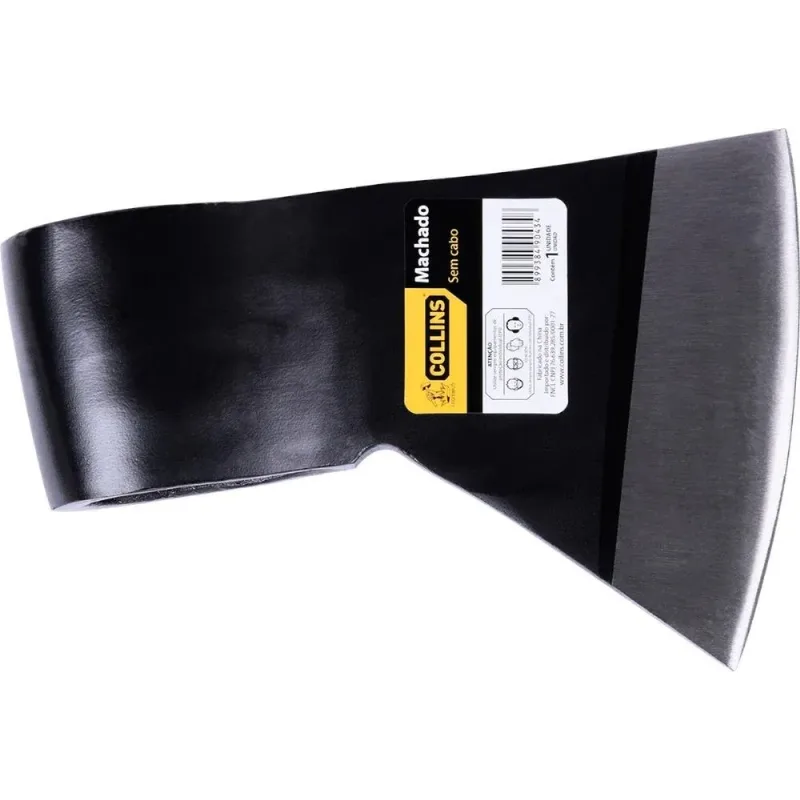Machado Lenhador 3,0Lb Collins Aço Forjado 15520