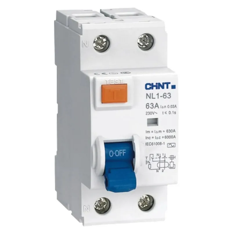 Interruptor Dr 63a 2p Nl163 30ma Ca 6ka Chint
