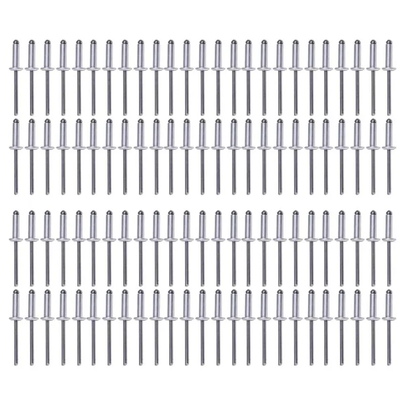Rebite De Repuxo De Alumínio 4,0x16mm Worker 100 Peças
