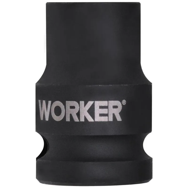 Soquete Sextavado De Impacto 12mm Encaixe 1/2 Polegada Worker