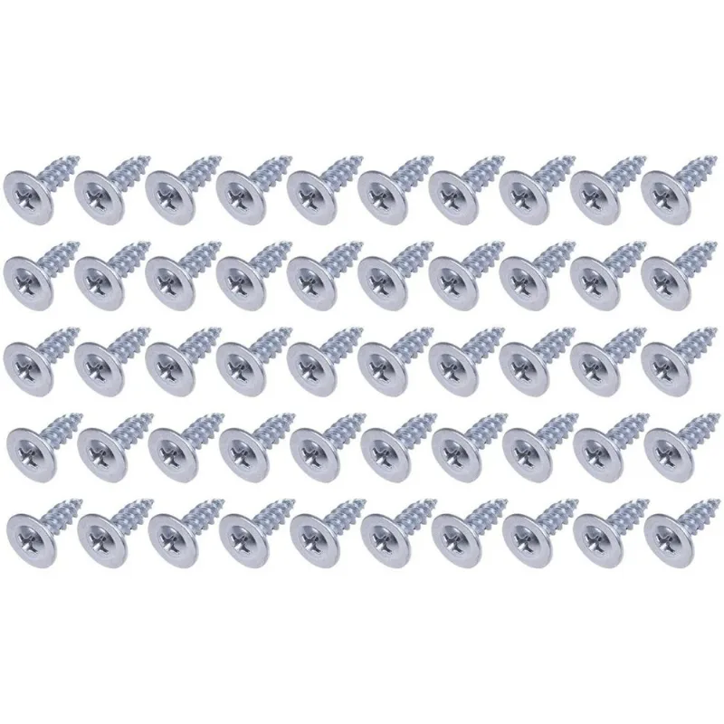Parafuso Flangeado Para Drywall Ponta Agulha Worker 421529 4,2x13 - 50 Peças