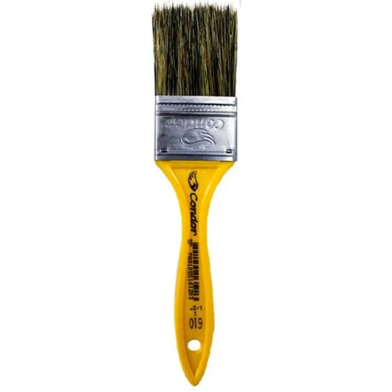 Trincha Simples Cabo Amarelo 610 1.1/2 Condor