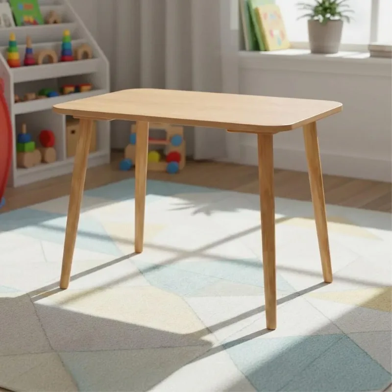 Mesa Infantil De Atividades 68cm Multimóveis Cr50275 Natural