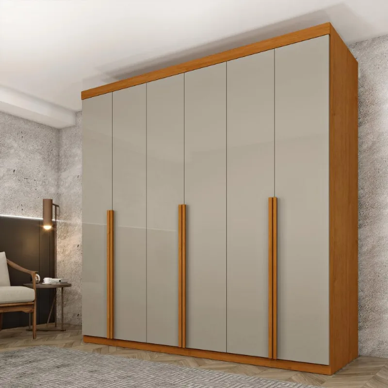 Guarda-roupa Casal com 6 Portas e 4 Gavetas 218cm Multimóveis CR35492