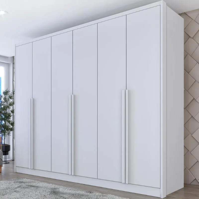 Guarda-roupa Casal com 6 Portas e 6 Gavetas 274cm Multimóveis CR35499