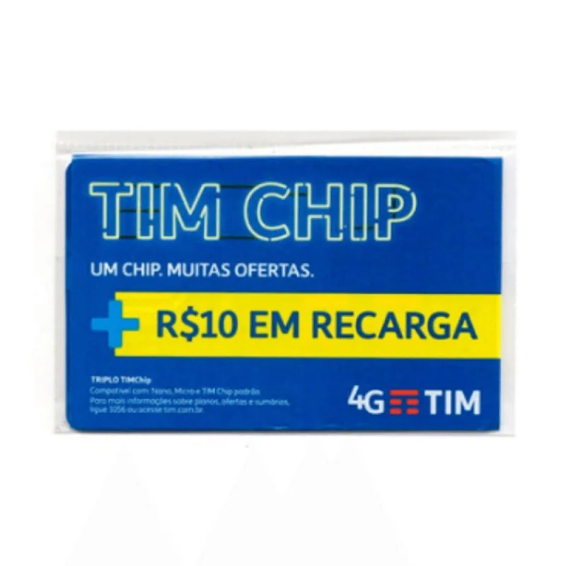 Combo Reg TIM R$ 10,00 - EST - Tim - Celular E Smartphone