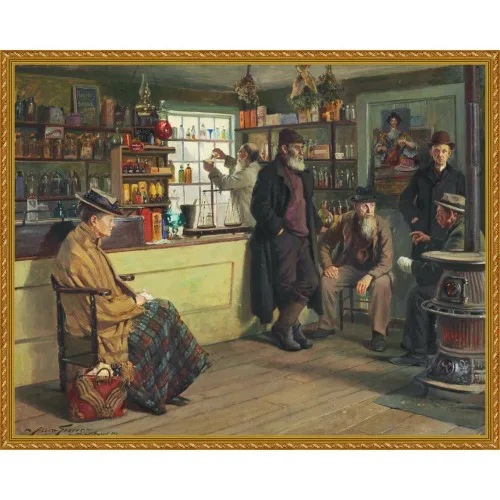 Quadro C/moldura 49x49cm - TESTE - Bazar