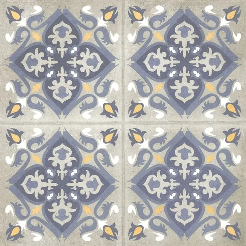 Piso Cerâmico Acetinado Retificado 66x66cm Caixa com 2,18 m² Extra Azul Braga Mate Formigres - Formigres - Pisos E Revestimentos