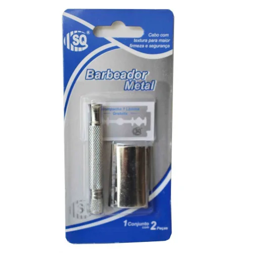 Apar Barbear Metal Sq 1732 - Higiene E Beleza