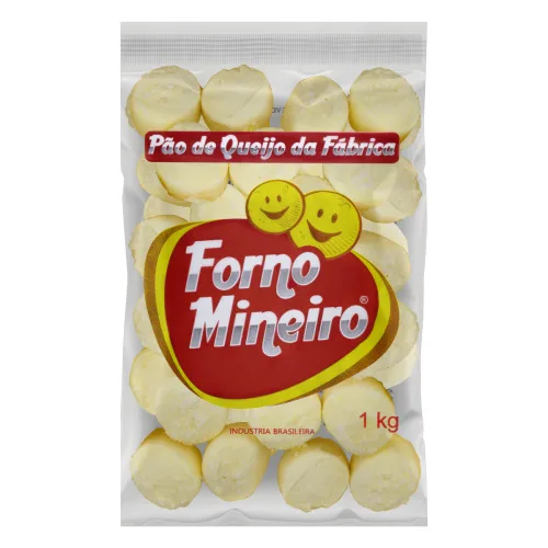 PÃO DE QUEIJO CONGELADO FORNO MINEIRO PACOTE 1KG - FORNO MINEIRO