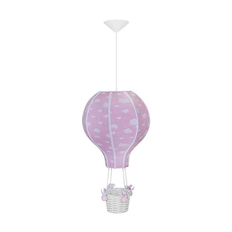 Pendente Ballon Nuvem Rosa Kin Home