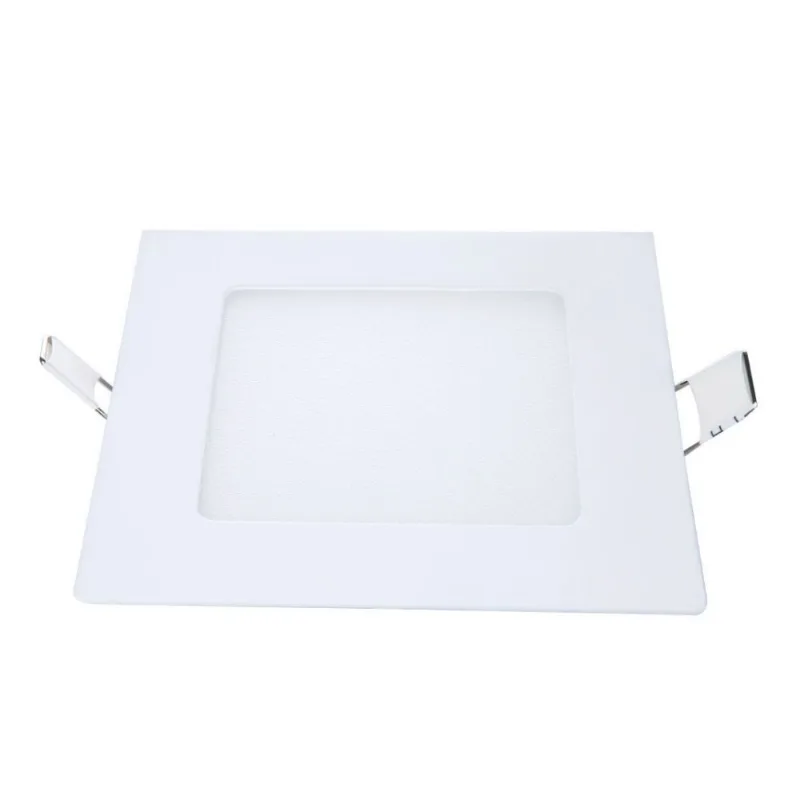 Painel LED de Embutir Pop Quadrado Luz Branca Bivolt Avant Painel de LED Pop Embutir 6W 12x12cm 360 Lúmens Luz Branca