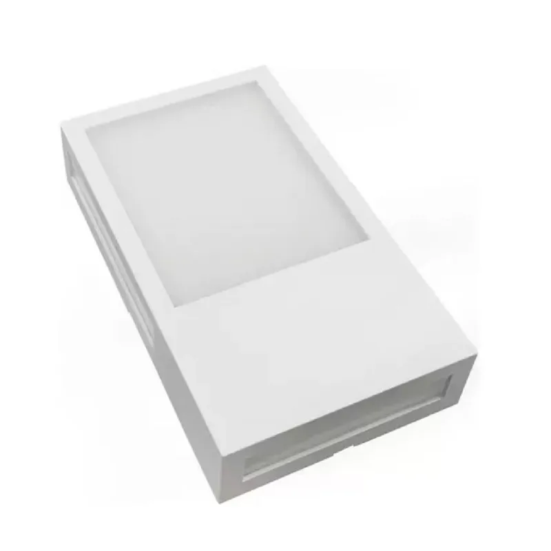 arandela led cube 12w 6500k avant branco fosco bivolt - 341271378
