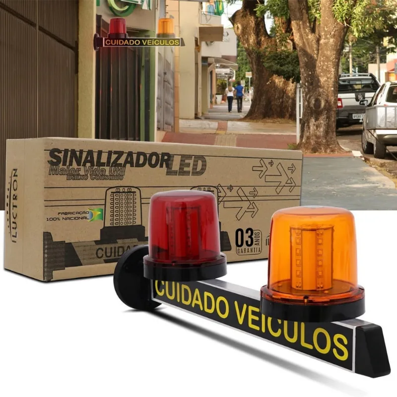 Sinalizador De Garagem Entrada E Saída De Veículos Sonoro