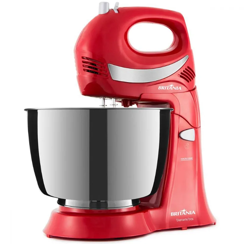 Batedeira Vm Diamante Inox 350w Britânia 220v