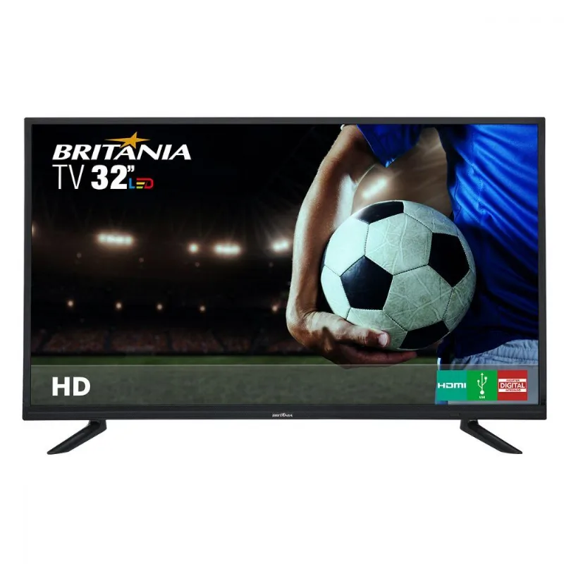 Tv 32" Led BTV32D12D HD Britânia Bivolt