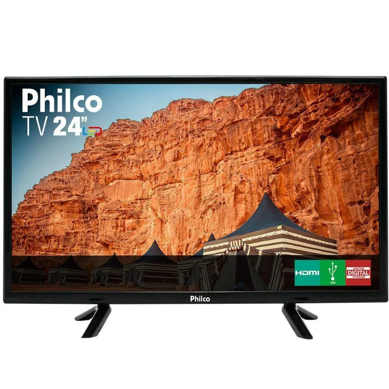 Tv 24" LED HD Philco Bivolt PTV24C10D