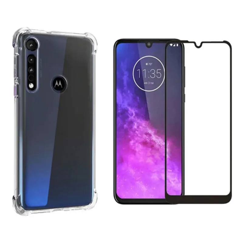 Pelicula De Vidro 3d Motorola One Vision Capa Anti Impacto Ori