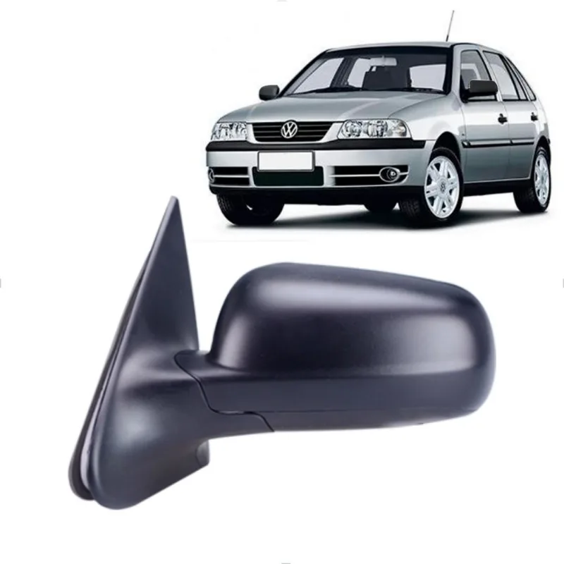 Retrovisor Externo Gol Parati G3 G4 99/ Fixo Preto SPJ Ficosa Esquerdo