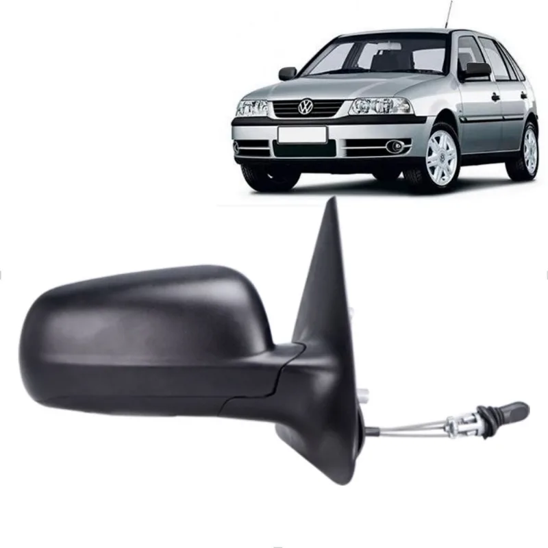 Retrovisor Externo Gol Parati G3 G4 99/ Controle Remoto Preto Convexo SPJ Ficosa Direito