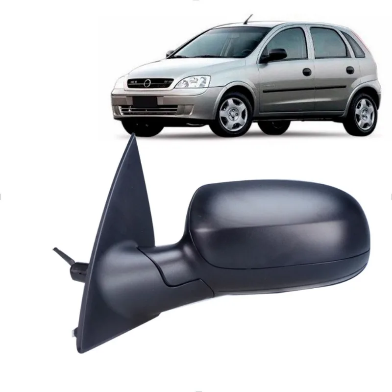 Retrovisor Externo Corsa Montana 02/10 Controle Remoto Preto Convexo SPJ Ficosa Esquerdo