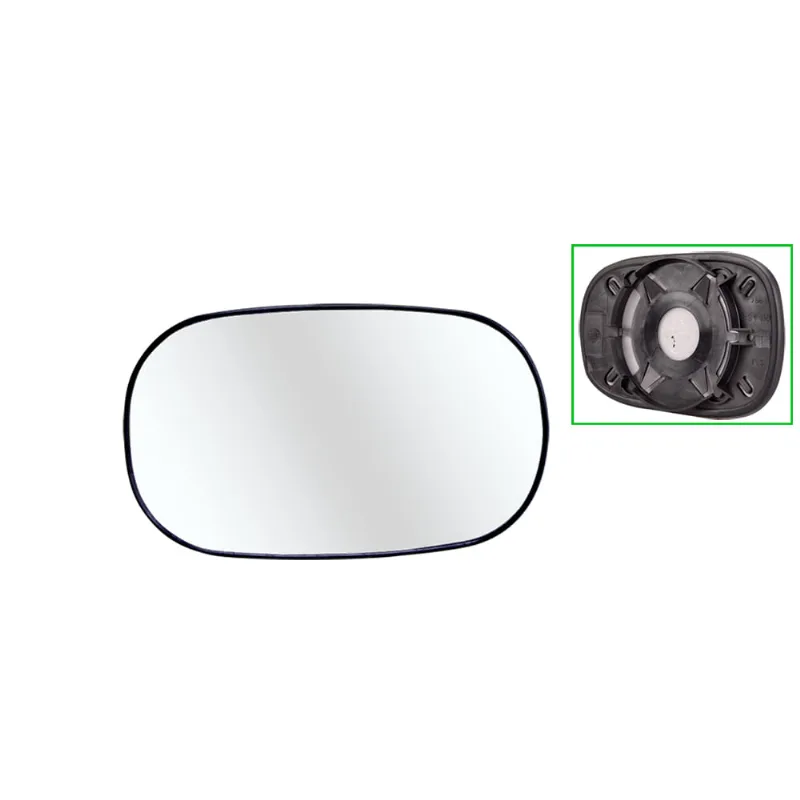 Lente Espelho Retrovisor Ford Ka 1996 até 2007 Lado Esquerdo SPJ Ficosa